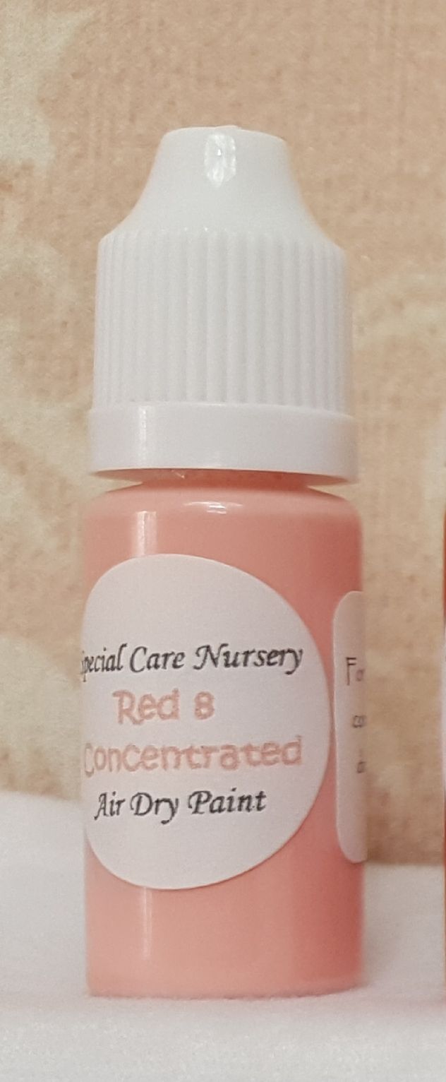 Special Care Nursery Air dry paints - *The concentrated paints* - 10ml Red 