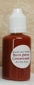 Special Care Nursery Air dry paints - *The concentrated paints* - 30ml Burnt Sienna. For Use With The Special Care Nursery Air Dry Reborning Paints.