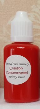 Special Care Nursery Air dry paints - *The concentrated paints* - 30ml Crimson. For Use With The Special Care Nursery Air Dry Reborning Paints.