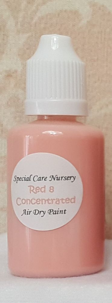 Special Care Nursery Air dry paints - *The concentrated paints* - 30ml Red 8 Mix. For Use With The Special Care Nursery Air Dry Reborning Paints.