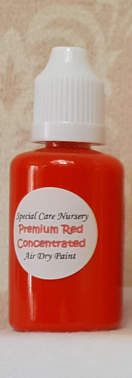 Special Care Nursery Air dry paints - *The concentrated paints* - 30ml Red.