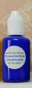 Special Care Nursery Air dry paints - *The concentrated paints* - 30ml Ultramarine Blue. For Use With The Special Care Nursery Air Dry Reborning Paint