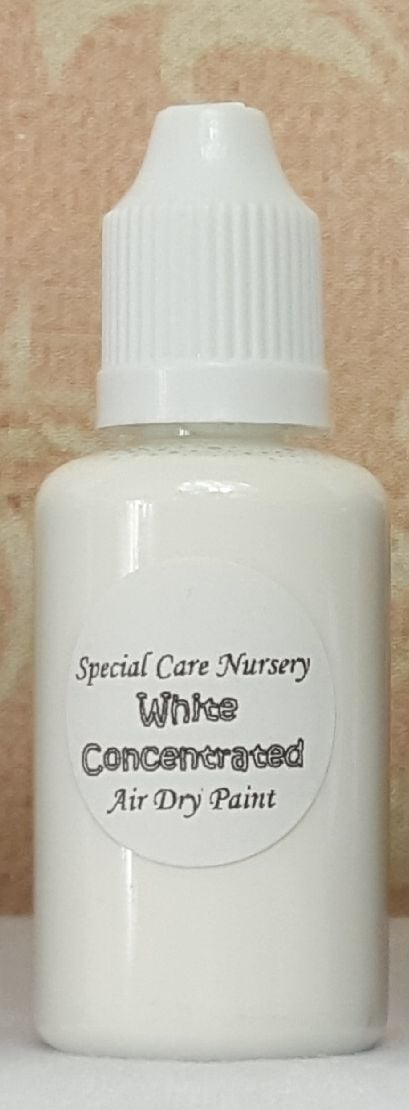 Special Care Nursery Air dry paints - *The concentrated paints* - 30ml Whit