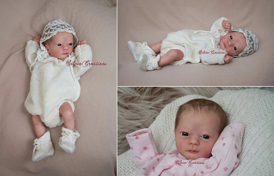 Realborn® Ashley Awake vinyl kit - 17