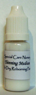 Special Care Nursery Air dry paints - 10ml Thinning Medium. For Use With Th