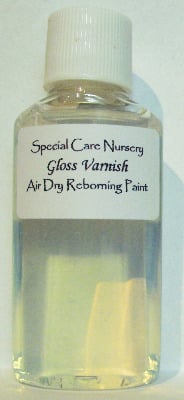 Special Care Nursery Air dry paints - 30ml Gloss Varnish. For Use With The 