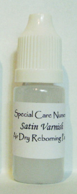 Special Care Nursery Air dry paints - 10ml Satin Varnish. For Use With The 