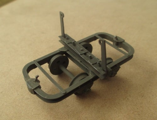 Bogie Timber Wagons, 4 x Unbraked