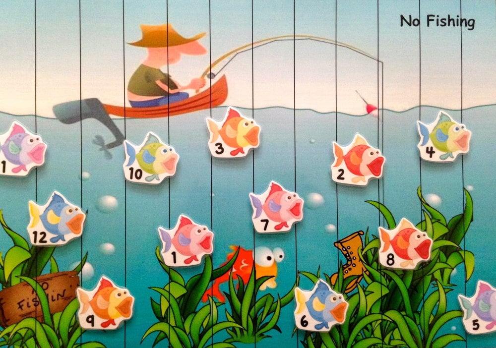 No Fishing Game Board