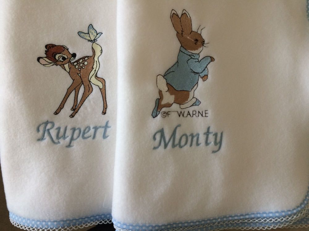 Peter Rabbit Fleece Baby Blanket