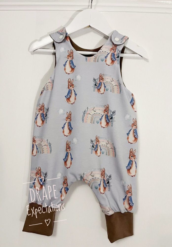 Fully Lined Peter Rabbit Romper