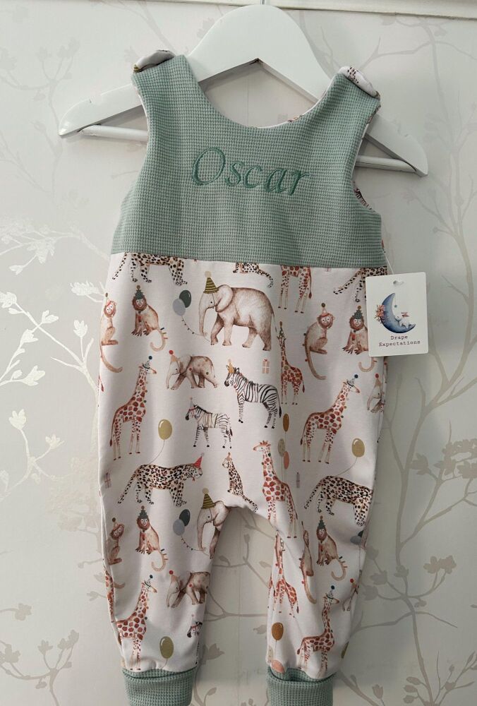 Party Safari Animals Romper