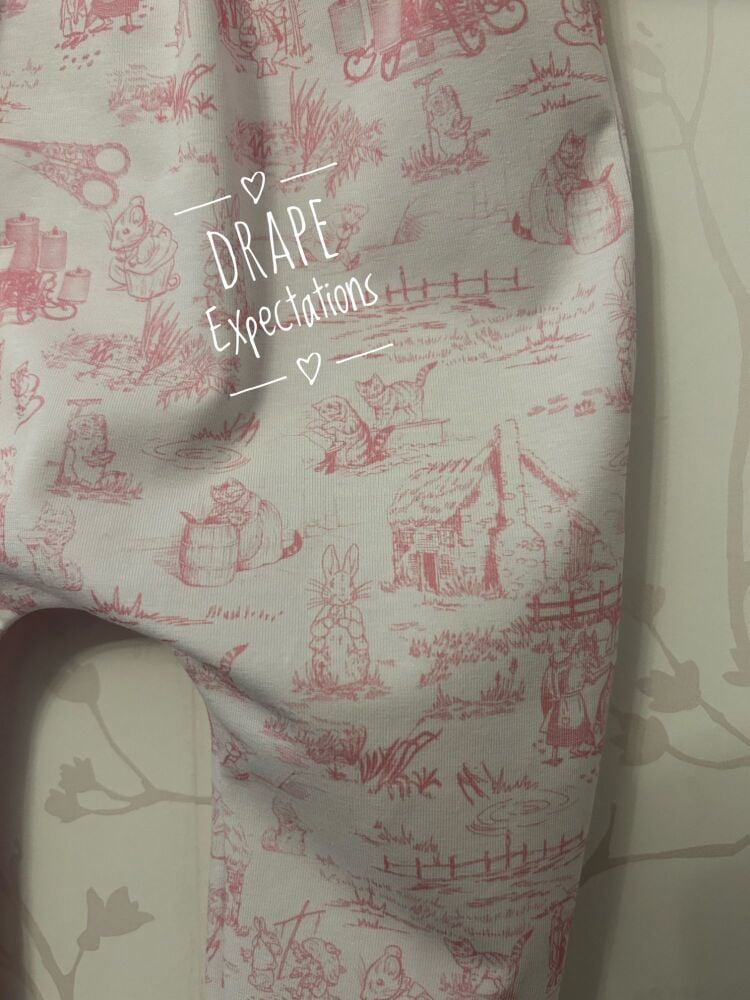 Tie Shoulder Peter Rabbit Toile Romper