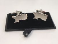 Jersey Map Outline Cufflinks
