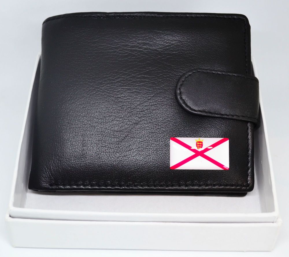 Jersey Flag Leather Wallet