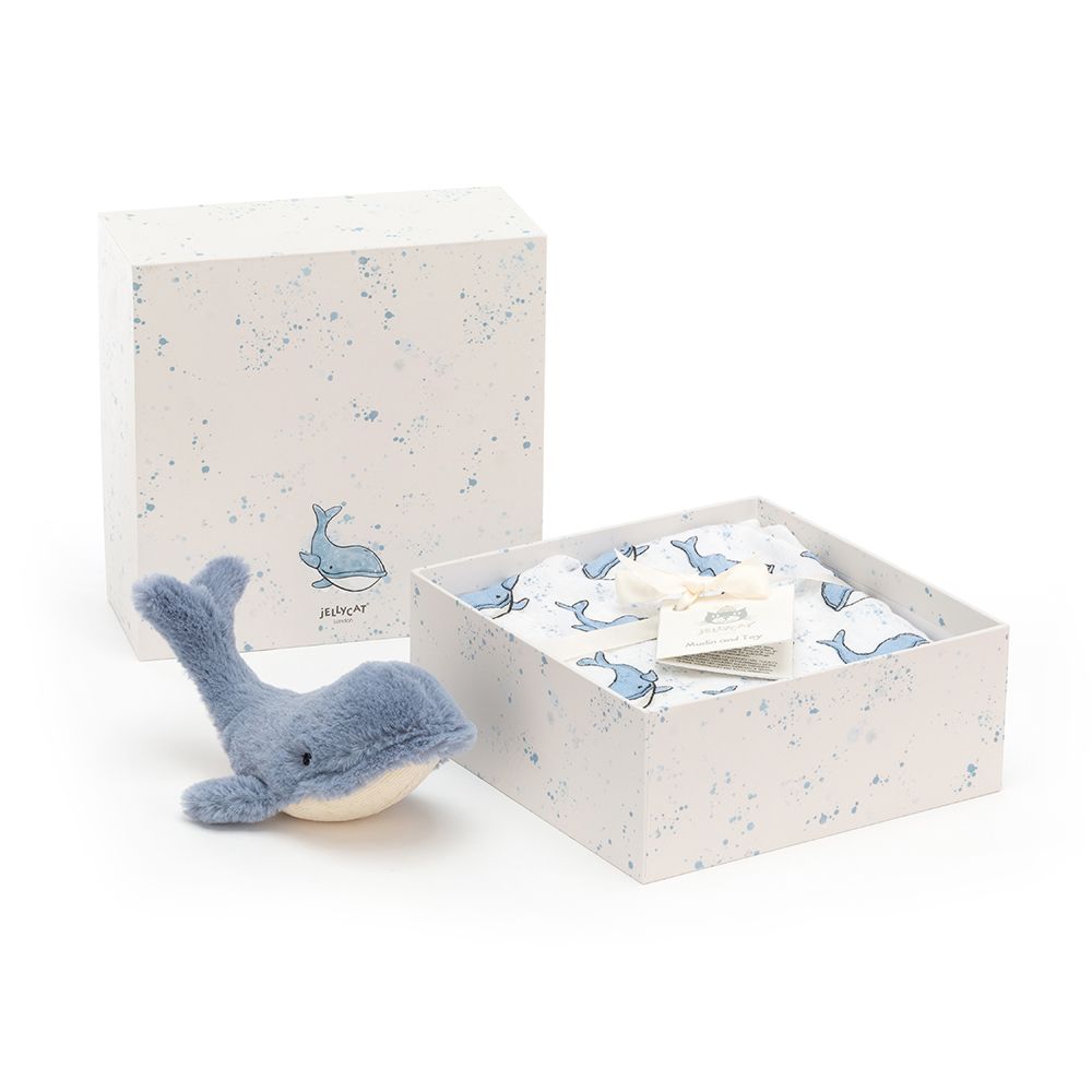 Wilbur Whale Gift Set by Jellycat