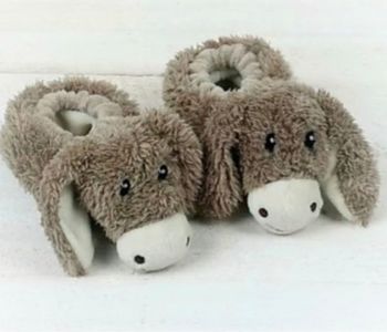 Donkey Baby Slippers by Jomanda WAS £12.95 NOW £10.00