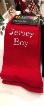 Jersey Boy Socks Red 