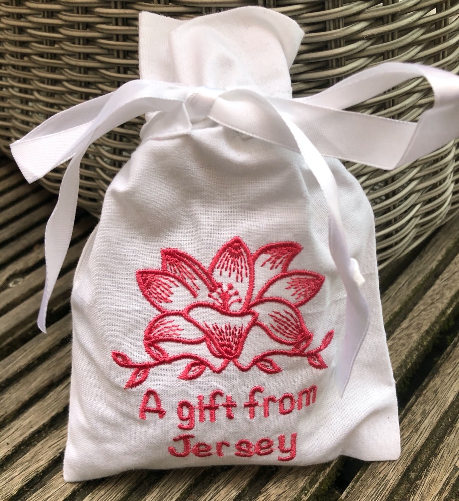 Jersey Lily Lavender Bag