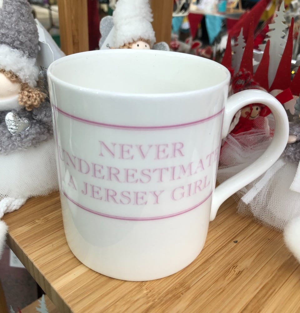 Never Underestimate A Jersey Girl NEW CHUNKY Mug