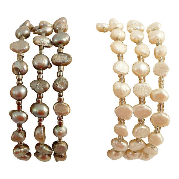Pearl Wrap Bracelet - MORE COLOURS AVAILABLE