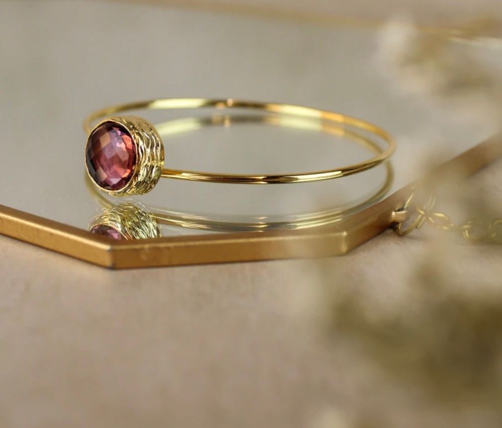 Gold Plated Stacking Bangle
