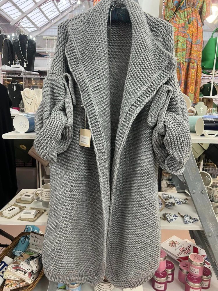 Chunky Oversized Knitted Coat