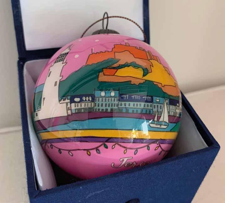 The ROCOCO Pink Jersey Christmas Bauble