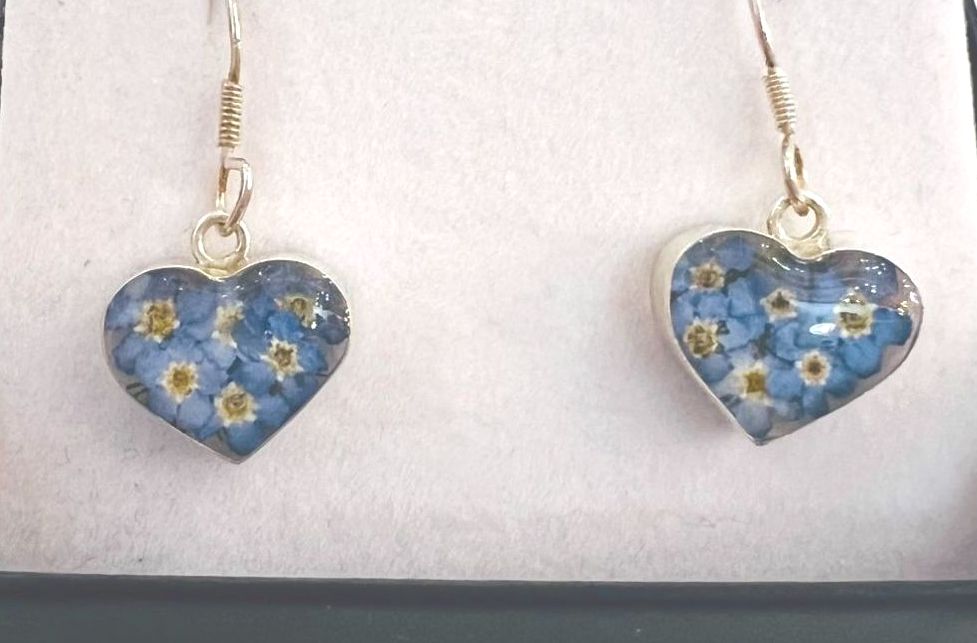 Forget Me Knot Heart Earrings 925