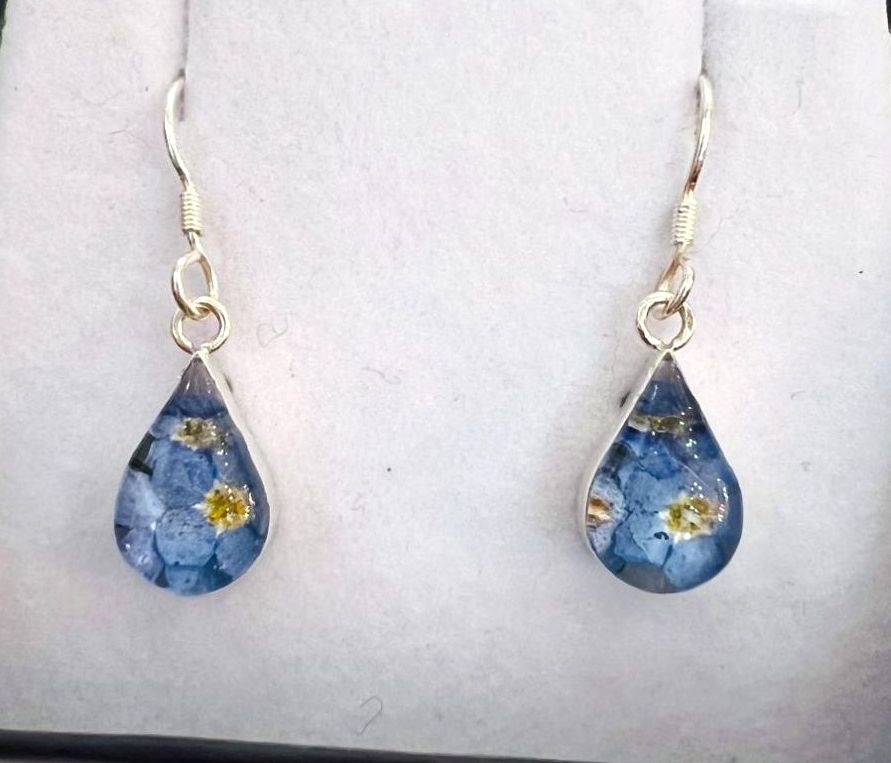 Forget Me Knot Teardrop Earrings Small 925