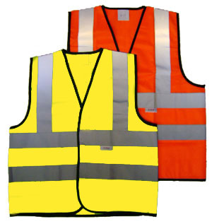 Hi Vis Vest Twin Band & Brace