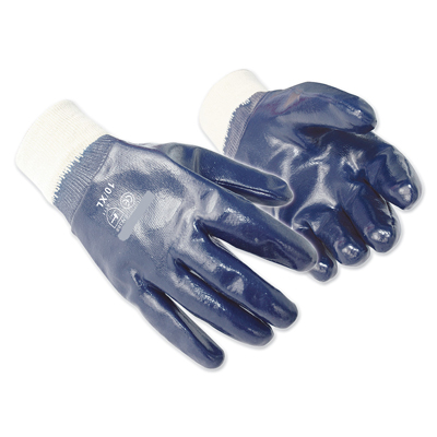 HYM351 Nitrile Knitwrist Safety Gloves