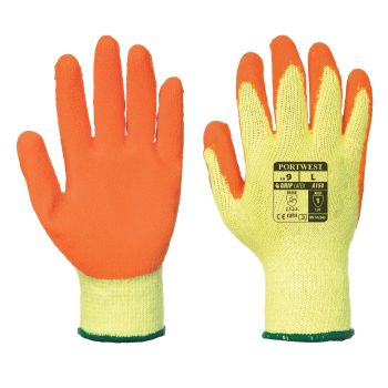 A150 Portwest Fortis Latex Grip Gloves Carton (120 Pairs)