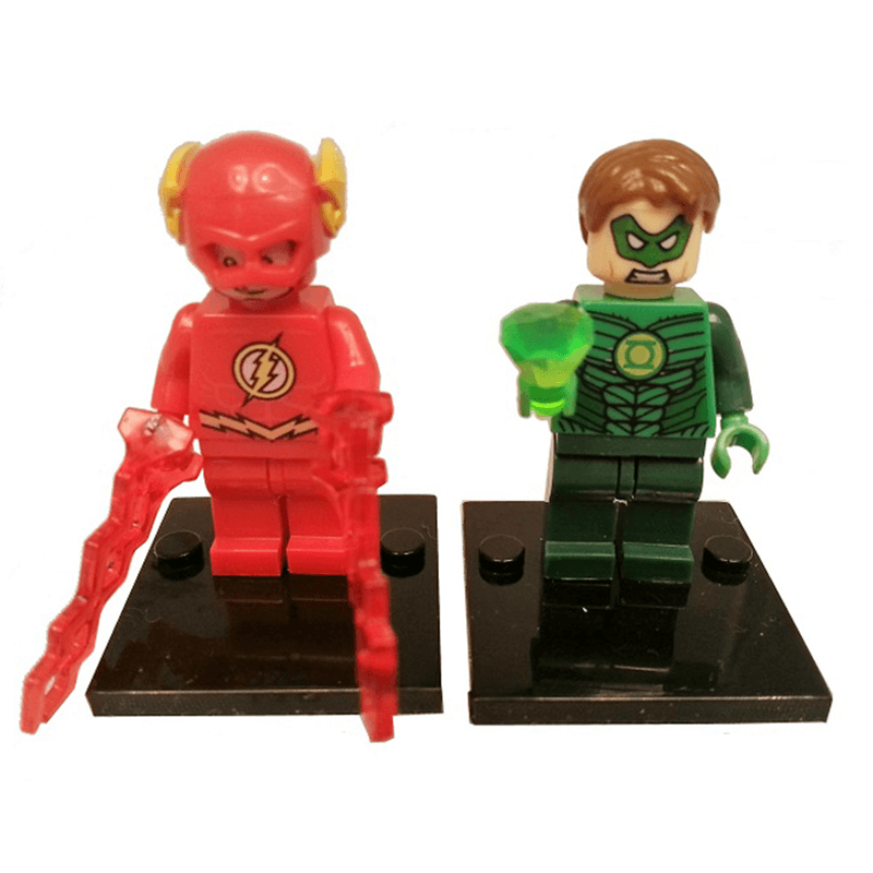 Flash + Green building block minifigure.png