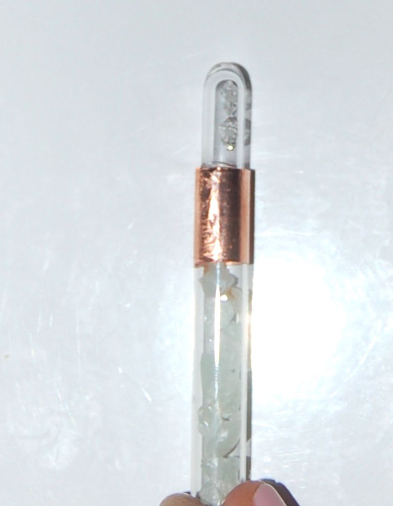 Prehnite and Herkimer CRYSTAL CHAKRA HEALING WAND - Healing for Healers