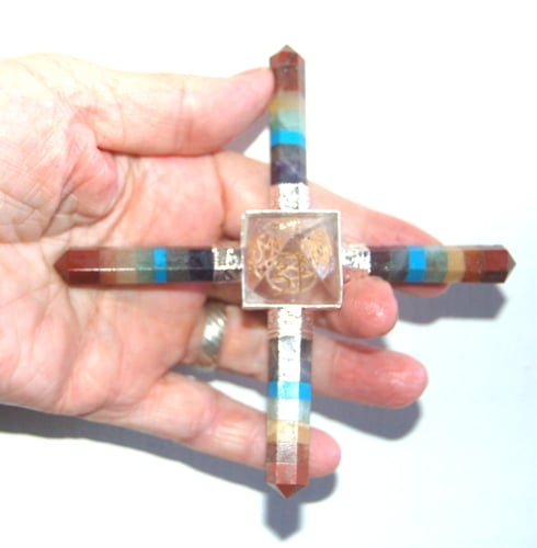 Chakra Points Pyramid Crystal Energy Grid Generator Usui Reiki Symbols = Fr