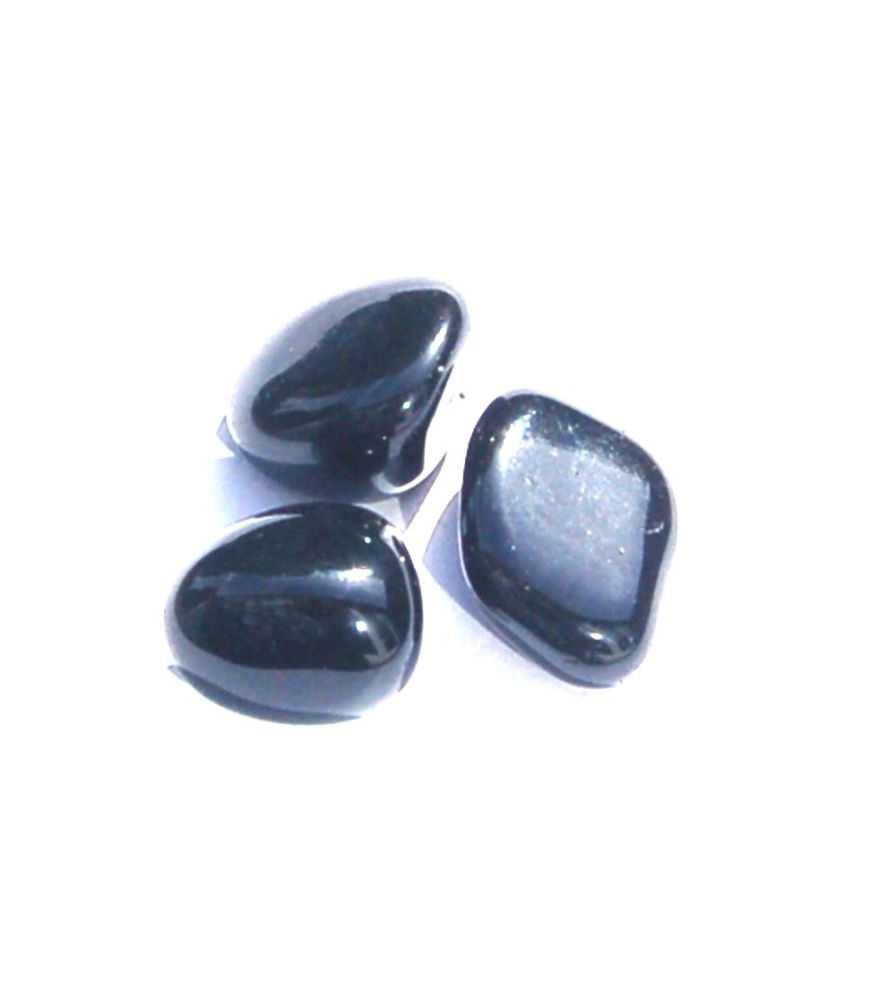 10 Dragon Glass Obsidian Tumblestones GOT Ward off the Whitewalkers FREE SHIP UK