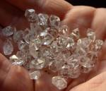 30 Medium Sized Drilled Herkimer Diamond Crystal Quartz Beads 6-8mm