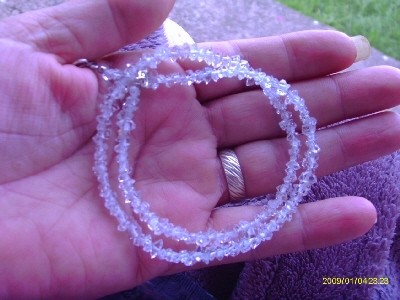 30 Herkimer Diamond Drilled 4 to 5mm Beads