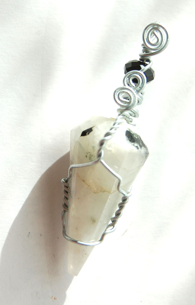 Moonstone Crystal Pendant Handcrafted PT16