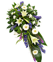  Purple and White Single Ended Spray.