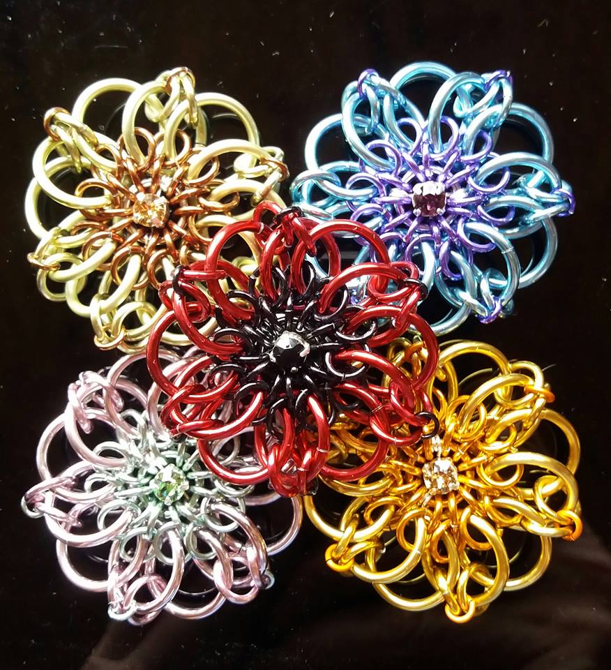The Garden Collection Swarovski Chainmaille Tutorial Only Instant Download