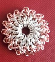 Chainmaille Sunflower Pendant Tutorial
