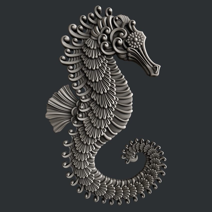 Large Seahorse Silicone Mould