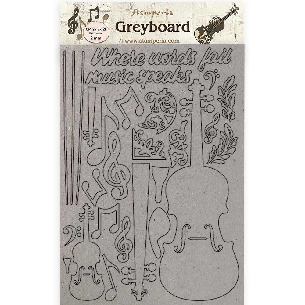A4 Greyboard /2 mm - Passion violin