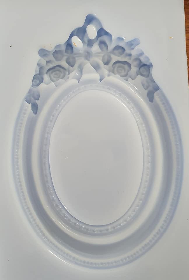 Oval Frame Silicone Mould