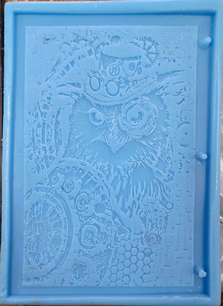 Steampunk Owl Journal/Notebook Cover A5