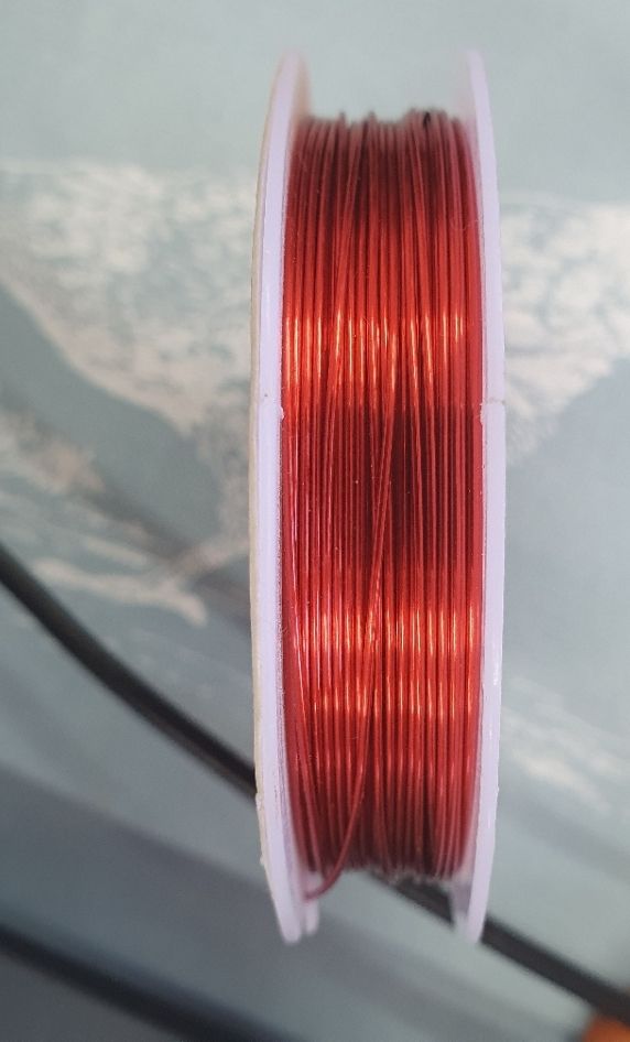 0.6mm Copper Coated Wire Red