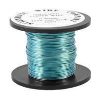 .3mm Ice Blue Copper Coloured Craft Wire 70mt