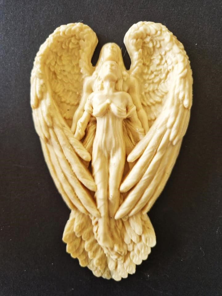 Angel wings blank resin cast